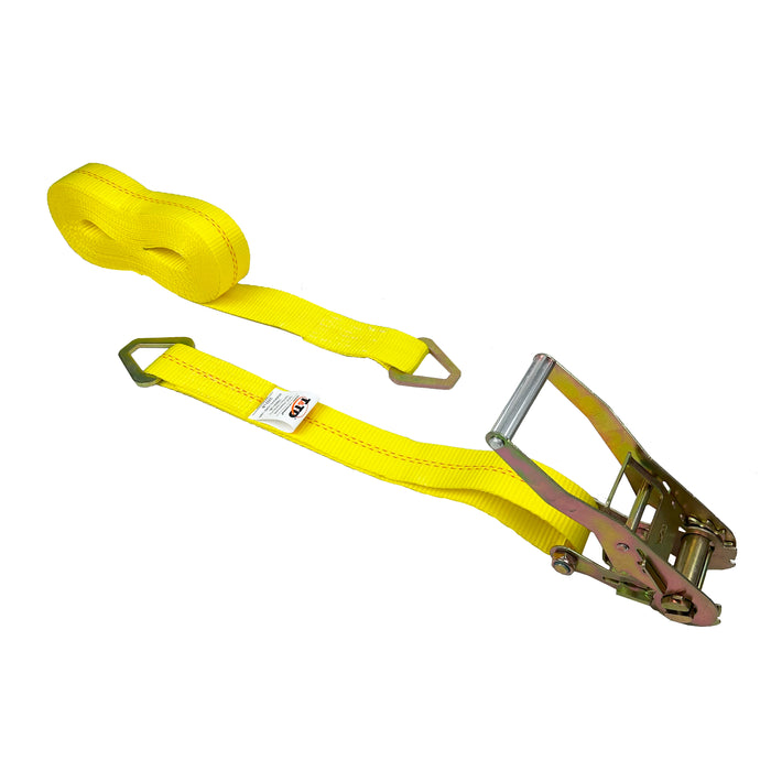 2” x 30′ Ratchet Strap With D-Ring