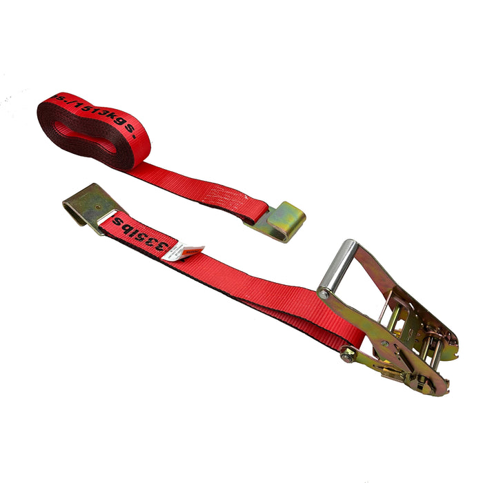 2″ x 30′ Ratchet Strap with Flat Hook