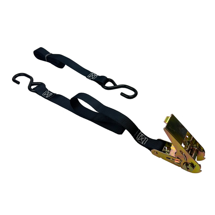 1" x 11' Ratchet Strap with S-Hooks