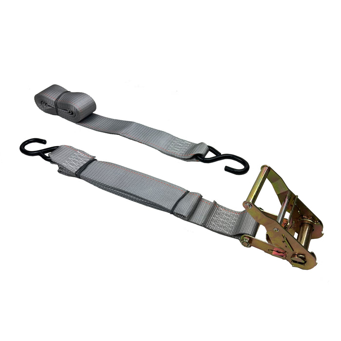 2" x 14' Ratchet Strap with S-Hooks