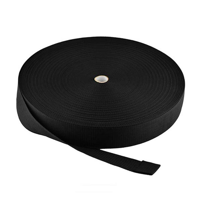 2'' x 300' Polypropylene Webbing, B.S. 640 lbs - Black