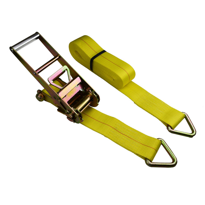 3” x 30′ Ratchet Strap With D-Ring