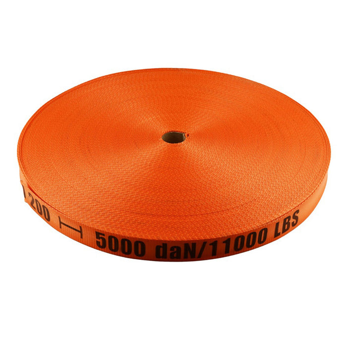 40 mm x 110 yd Lashing Straps, B.S. 11,000 lbs - Orange (Set of 2)