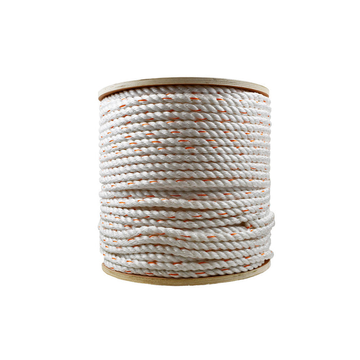 Poly-Dac Cal Truck Rope, 1/2'' x 600', White/Orange