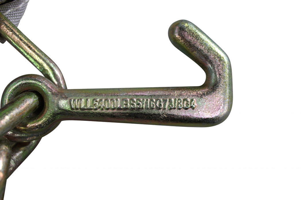 V Strap with Mini J & 8'' Hooks