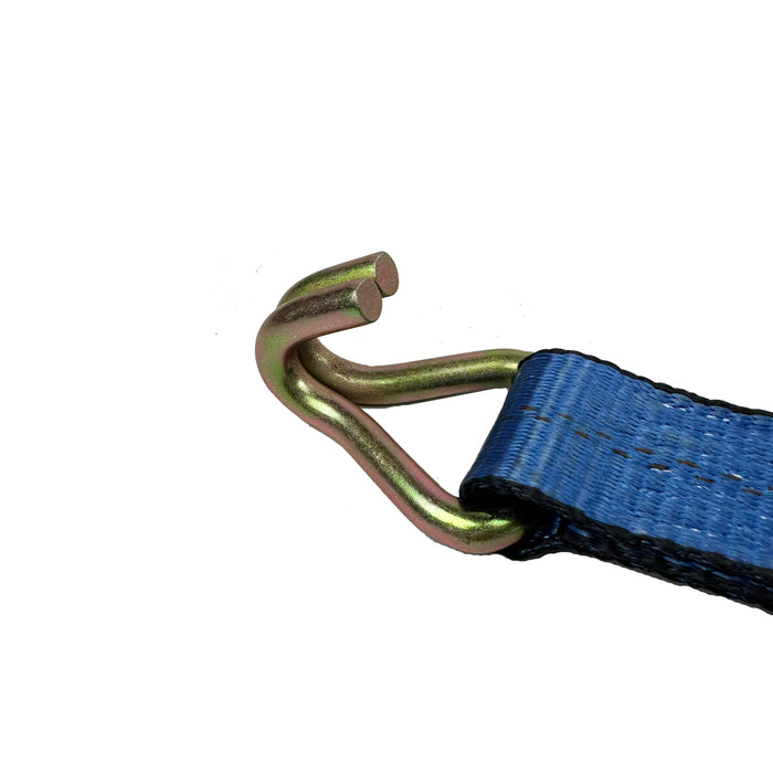 2'' Auto Tie Down Ratchet Strap with Wire Hook - FIXED SIDE ONLY