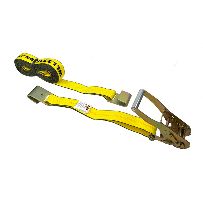 2″ x 30′ Ratchet Strap with Flat Hook