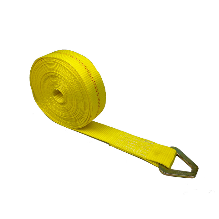 2” x 30′ Winch Strap With D-Ring