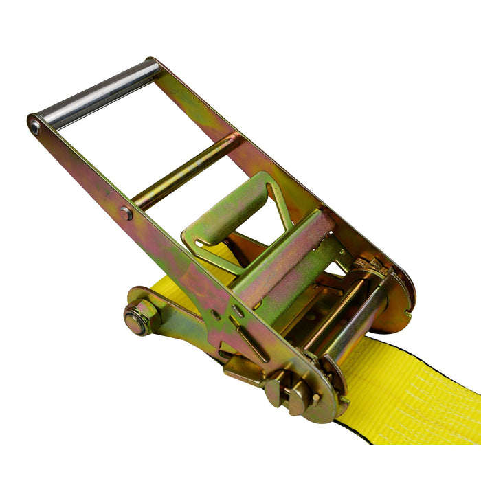 4″ Ratchet Strap with Flat Hook - FIXED SIDE ONLY
