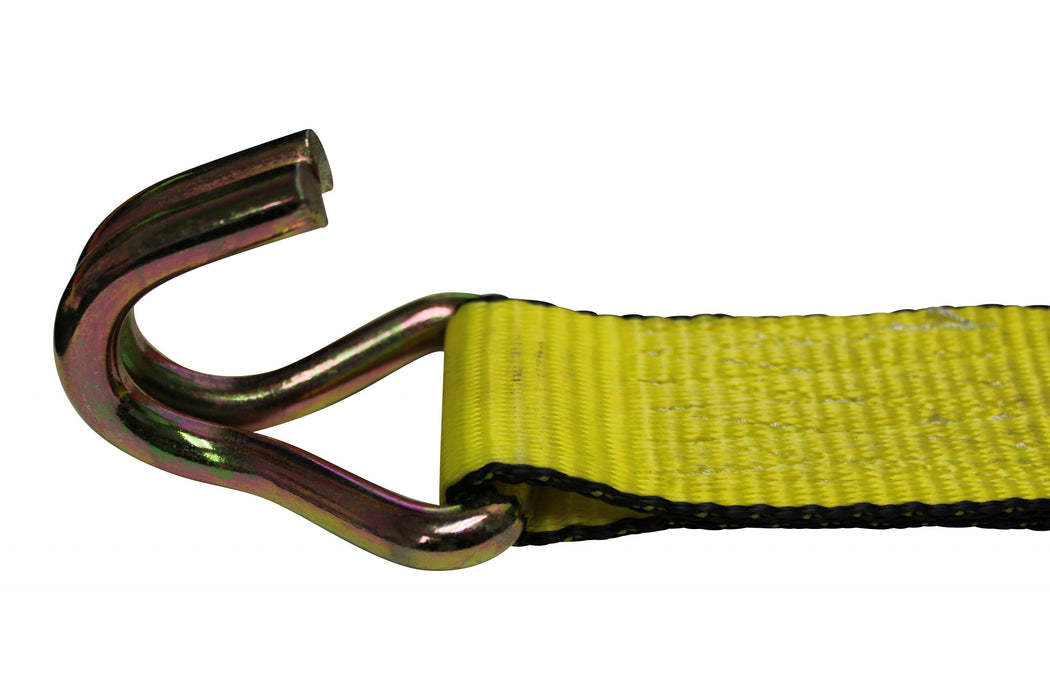 2" x 8' Yellow Strap with Wire Hook