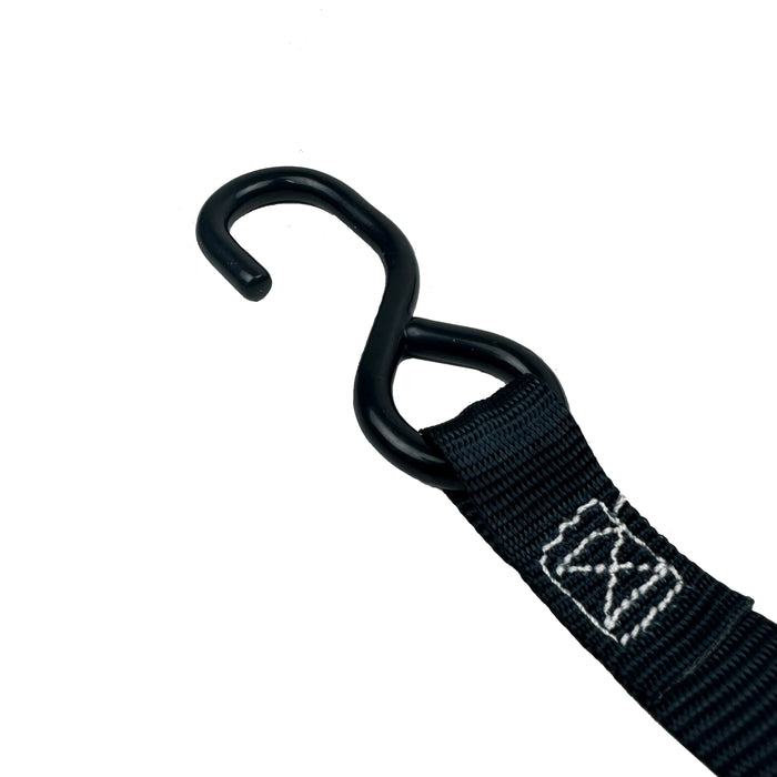 1" x 11' Ratchet Strap with S-Hooks