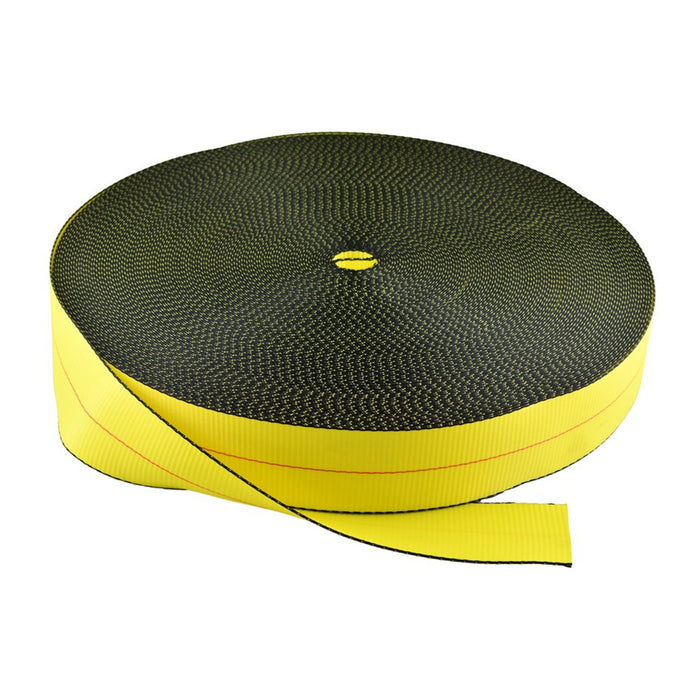 3" x 300' Polyester Webbing, B.S 15,000 lbs - Yellow