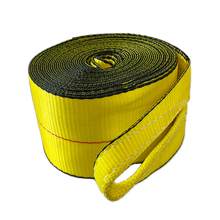 4'' Winch Strap with Twisted Loop - Yellow