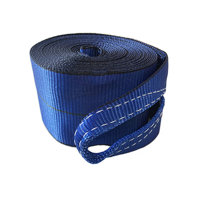 4'' Winch Strap with Twisted Loop - Blue